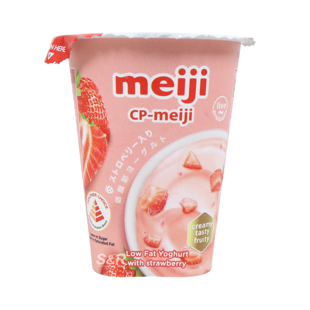Meiji Low Fat Strawberry Yogurt 135g